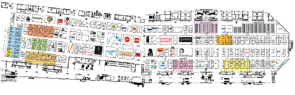 SDCC Floor Plan