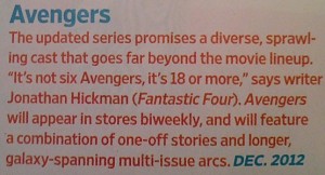EW | Avengers Marvel NOW!