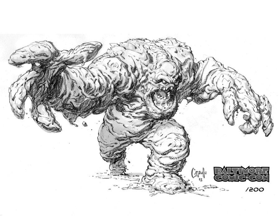 Clayface by Greg Capullo 
