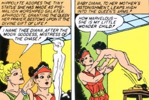 Wonder Woman Clay Birth