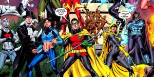 The Teen Titans in action.