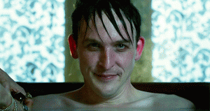 Tumblr had gif'ed the entire bathtub scene less than half an hour after the episode aired.  Thanks, Tumblr!