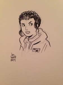 Princess Leia by Brian Hurtt  (From Mara Wood's  Collection)