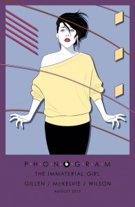 Artwork for Phonogram: The Immaterial Girl, tweeted by Jamie McKelvie