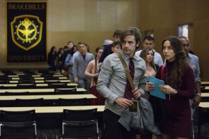 THE MAGICIANS -- "Unauthorized Magic" -- Pictured: (l-r) Jason Ralph as Quentin, Stella Maeve as Julia -- (Photo by: Hilary Bronwyn Gayle/Syfy)