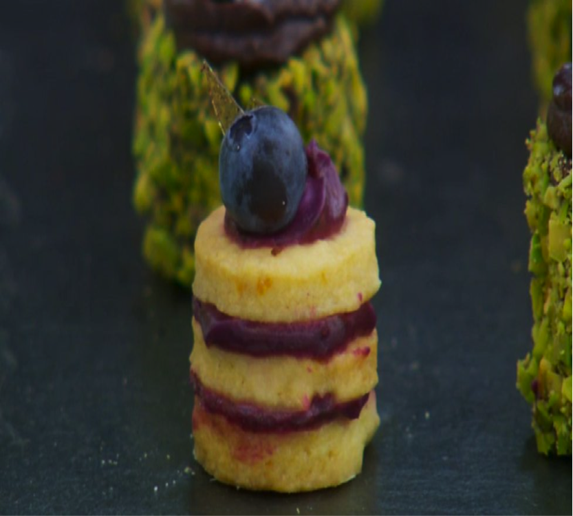  Those are Chocolate Pistachio Fianciers and Lemon Bergamot Biscuits