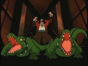 The Sewer-King's Crocodiles demonstrate the episodes focus on Urban Legends 