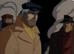 Bruce Wayne Undercover as 'Gaff Morgan' at the beginning of The Forgotten.