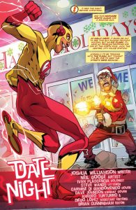 Kid Flash makes sure Date Night is Crisis free